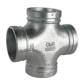 EQUAL CROSS SHORT, Galvanized, Sizes 1-1/4"-6", UL/FM Listed